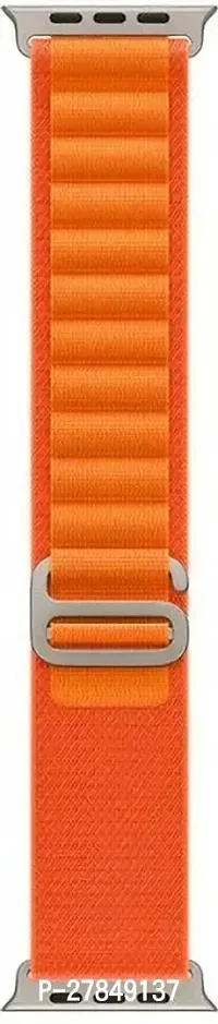 Nylon 49mm 45mm 44mm 42mm Replacement Strap for Series 87654321SE 230 mm Fabric Watch Strap Orange-thumb0