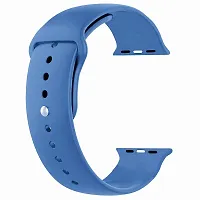 Y11AIB09 24 mm Silicone Watch Strap Blue-thumb1