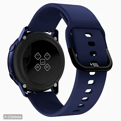 Strap Compatible with AmazfitGTS2MiniBipProLiteGTS22eBipSGalaxy Watch 22 mm Silicone Watch Strap Navy Blue-thumb4