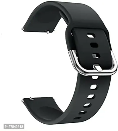 Strap silicon 19mmCompatible  Noise Colorfit Pro 2 Boat Storm watch strap 19 mm Silicone Watch Strap Black-thumb0