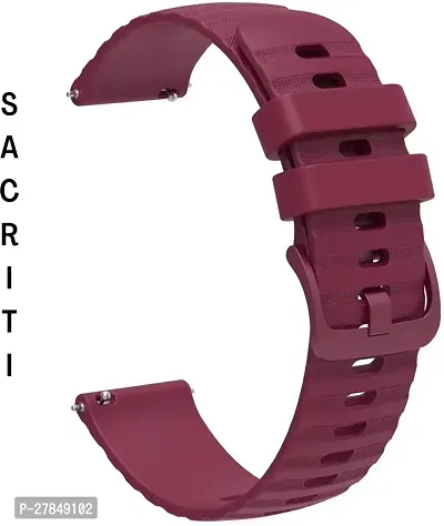 wine watch strap universal for all 20mm watches 20 mm Silicone Watch Strap Red-thumb0