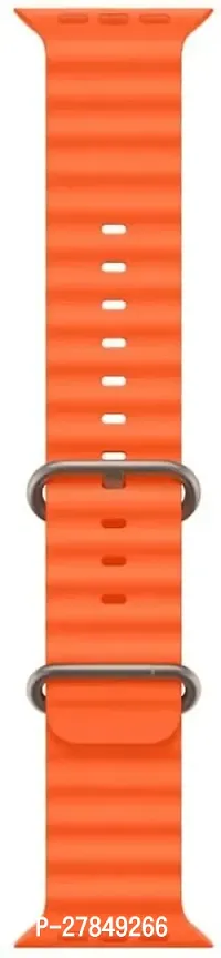 Alpine Loop Band for Watch Strap 49mm 45mm 44mm 42mm With iWatch Band Black 42 mm Silicone Watch Strap Orange-thumb3