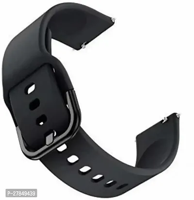 20MM WATCH STRAP 20 mm Silicone Watch Strap Black-thumb0