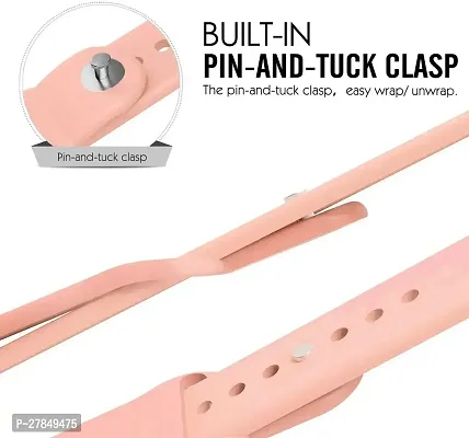 Y11AIP09 iWatch Strap Compatible with iWatch Series 7654321SE Size 4244 45 mm Silicone Watch Strap Pink-thumb2