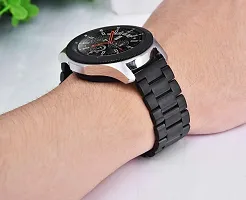 Quick Release Watch Band Stainless Steel Watch Strap For Noise Watch 22 mm Stainless Steel Watch Strap Black-thumb3