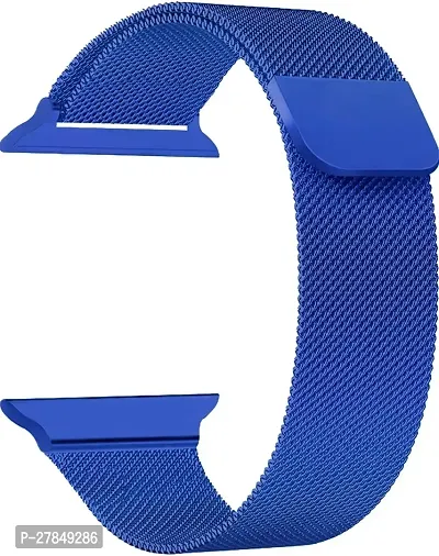 Watch Strap 42MM 44MM 45MM 49MMAlso For Series 87654321 45 mm Stainless Steel Watch Strap Blue-thumb0