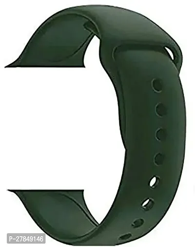 Y11AIL09 24 mm Silicone Watch Strap Dark Green-thumb0