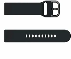 Soft Silicone Strap Compatible with all 20 mm watces 22 mm Silicone Watch Strap Black-thumb2