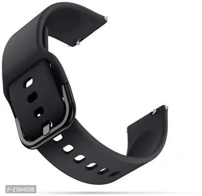 Strap Compatible with AmazfitGTS2MiniBipProLiteGTS22eBipSGalaxy Active2 20 mm Silicone Watch Strap Black-thumb0