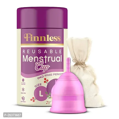 Reusable Menstrual Cup No Leakage, Protection For Upto 10-12 Hours