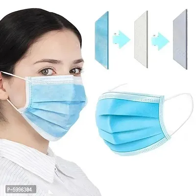 Disposable 3 - Ply Surgical Mask Pack of 30 Mask-thumb0