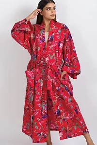 SHIVANGI COTTON PURE BATHROBE-thumb1