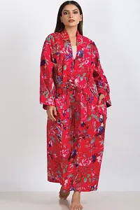 SHIVANGI COTTON PURE BATHROBE-thumb2