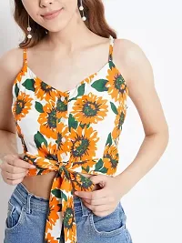 Elegant Polyester Solid Top For Women-thumb1