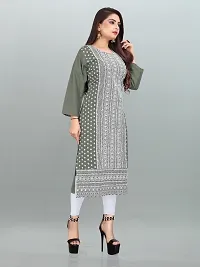 Stylish Polyester Stitched Kurta For Women-thumb3