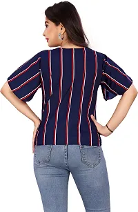 Elegant Crepe Solid Top For Women-thumb1