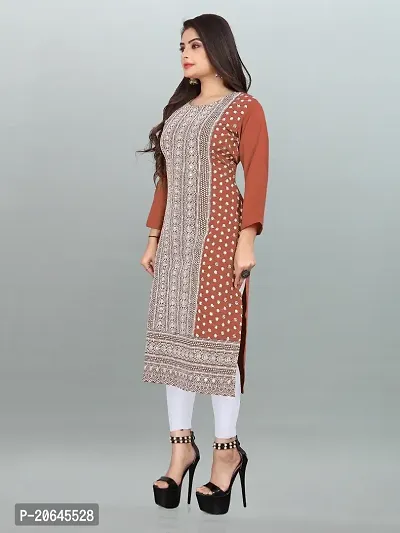 Stylish Polyester Stitched Kurta For Women-thumb3