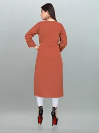 Stylish Polyester Stitched Kurta For Women-thumb1