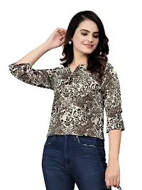 Elegant Polyester Blend Printed Top For Women-thumb1