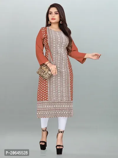 Stylish Polyester Stitched Kurta For Women