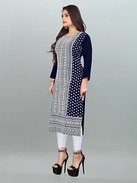 Stylish Polyester Stitched Kurta For Women-thumb2