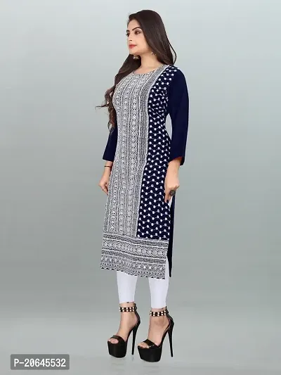 Stylish Polyester Stitched Kurta For Women-thumb3