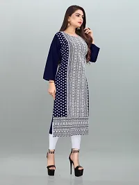 Stylish Polyester Stitched Kurta For Women-thumb3