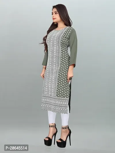 Stylish Polyester Stitched Kurta For Women-thumb3