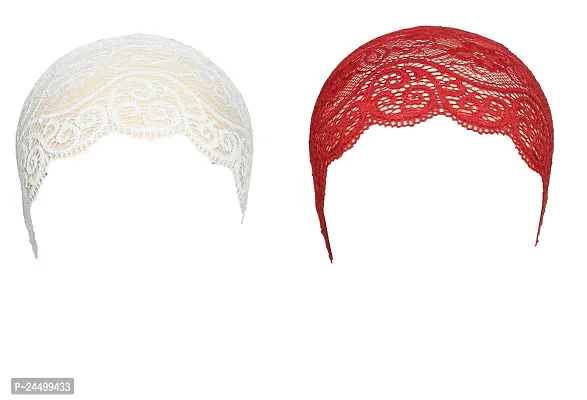 Girls and Womens Hijab Headband, Under Hijab Scarf Naqab Head Scarf (2 pcs)