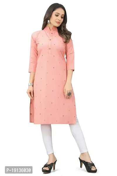 FASHIRE Women's Pure Cotton Straight Woven Printed Kurti.