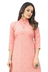 FASHIRE Women's Pure Cotton Straight Woven Printed Kurti.-thumb4