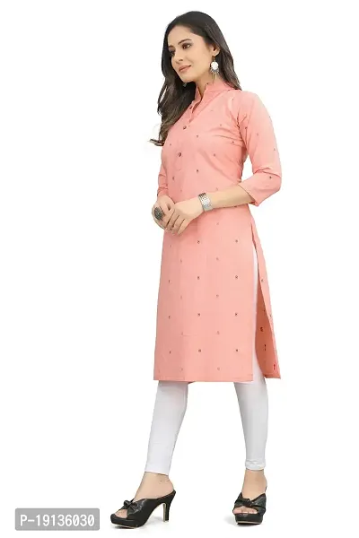 FASHIRE Women's Pure Cotton Straight Woven Printed Kurti.-thumb3