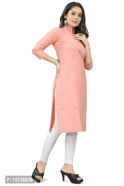 FASHIRE Women's Pure Cotton Straight Woven Printed Kurti.-thumb2