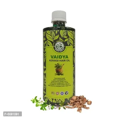 Vaidya Adivasi Hair Oil | Long, Shiny And Strong Hairs | 100% Pure Herbal And Ayurvedic | 500 ML