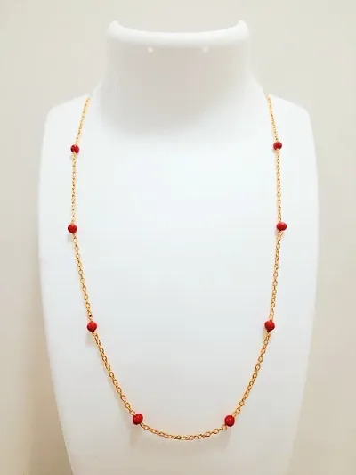 Daily Wear Oxidized Gold Chain For Womens