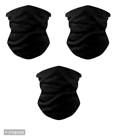 3 Pack Unisex Seamless Half Face Mask Bandana Neck Gaiter Tube Scarf Headwear, for Women  Men