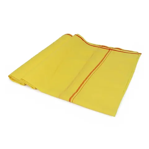 Trendy Yellow Cotton Bath Towel Combo Of 2