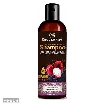 Onion Oil Shampoo with Red Onion Seed Oil Extract, Black Seed Oil  Pro-Vitamin B5 100 ml