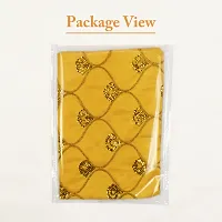 DLC Silk Fabric JHAROKHA Potli Bags for Return Gifts with Heavy Sequin Work, Set of 15 Medium Size Yellow Women Handbag 7 x 9 inches,-thumb4