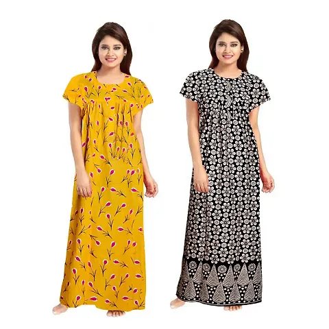 Elegant Nighty For Women Combo Pack Of 2