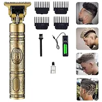 Professional Golden Metal Body Rechargeable Men Cordless Trimmer-thumb2