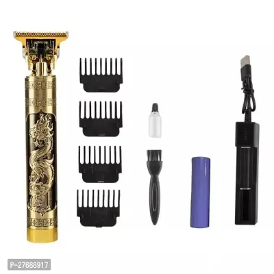 Professional Golden Metal Body Rechargeable Men Cordless Trimmer-thumb2