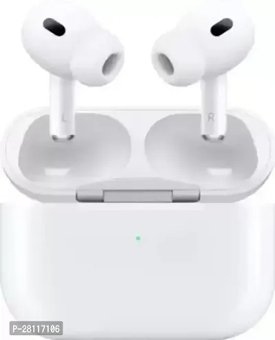 AirPods(2nd gen) with Charging Case Bluetooth Headset with Mic  (White, True Wireless)-thumb0