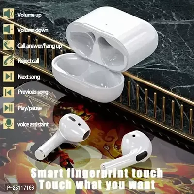 AirPods(2nd gen) with Charging Case Bluetooth Headset with Mic  (White, True Wireless)-thumb4