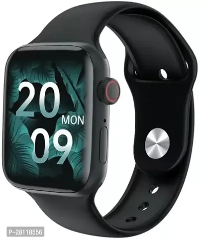 I7 PRO MAX Full Screen Smart Watch Series 7 Smartwatch (Black Strap, 44 MM)-thumb3