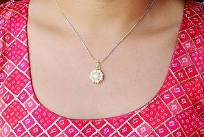 Trendy Alloy Gold-plated Pendant, Chain, Ring  Earring Set-thumb3