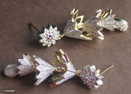 Designer American Diamond Jhumka Earring for Women-thumb0