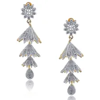 Designer American Diamond Jhumka Earring for Women-thumb1