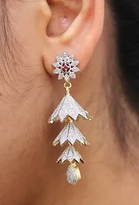 Designer American Diamond Jhumka Earring for Women-thumb4