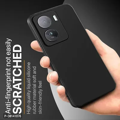 NewStatus Back Cover for IQOO Z7 5G IQ00 Z7 5G Black Grip Case Pack of 1-thumb5